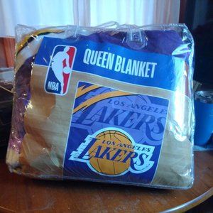 Queen NBA Lakers Royal Plush Blanket
